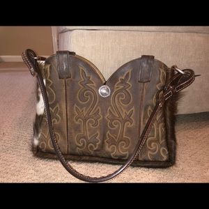 Boot styled purse